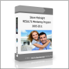 2005 2011 Steve McKnight – RESULTS Mentoring Program – 2005-2011 - Available now !!!