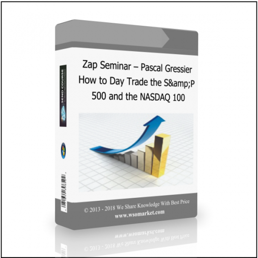 500 and the NASDAQ 100 Zap Seminar – Pascal Gressier – How to Day Trade the S&P 500 and the NASDAQ 100 - Available now !!!