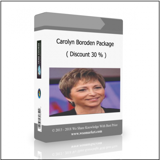 Discount 30 1 1 Carolyn Boroden Package ( Discount 30 % ) - Available now !!!