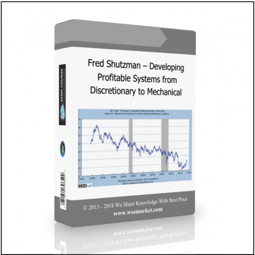 Discretionary to Mechanical Fred Shutzman – Developing Profitable Systems from Discretionary to Mechanical - Available now !!!
