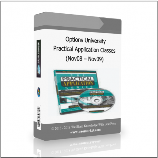 Nov08 – Nov09 Options University – Practical Application Classes (Nov08 – Nov09) - Available now !!!
