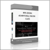 CLASS BEN ADKINS – ADVERTORIAL MASTER CLASS - Available now !!!
