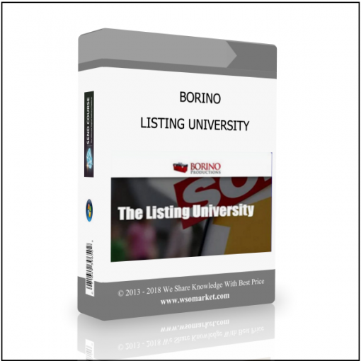 LISTING UNIVERSITY BORINO – LISTING UNIVERSITY - Available now !!!