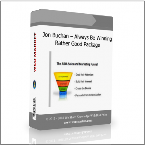 Jon Buchan – Always Be Winning Rather Good Package Jon Buchan – Always Be Winning Rather Good Package - Available now !!!