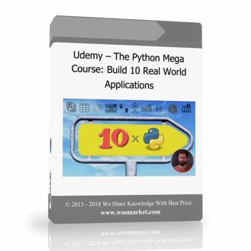 5 1 Udemy – The Python Mega Course: Build 10 Real World Applications - Available now !!