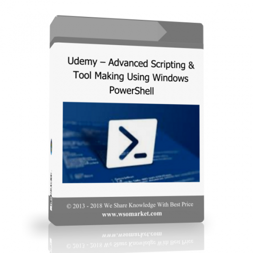 Udemy – Advanced Scripting Tool Making Using Windows PowerShell Udemy – Advanced Scripting & Tool Making Using Windows PowerShell - Available now !!!