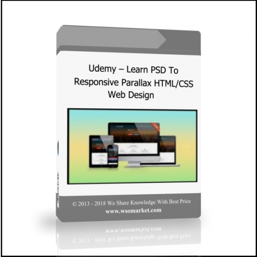 cv xcb Udemy – Learn PSD To Responsive Parallax HTML/CSS Web Design - Available now !!!