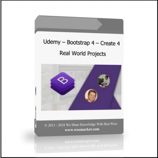Udemy – Bootstrap 4 – Create 4 Real World Projects - Available now !!!